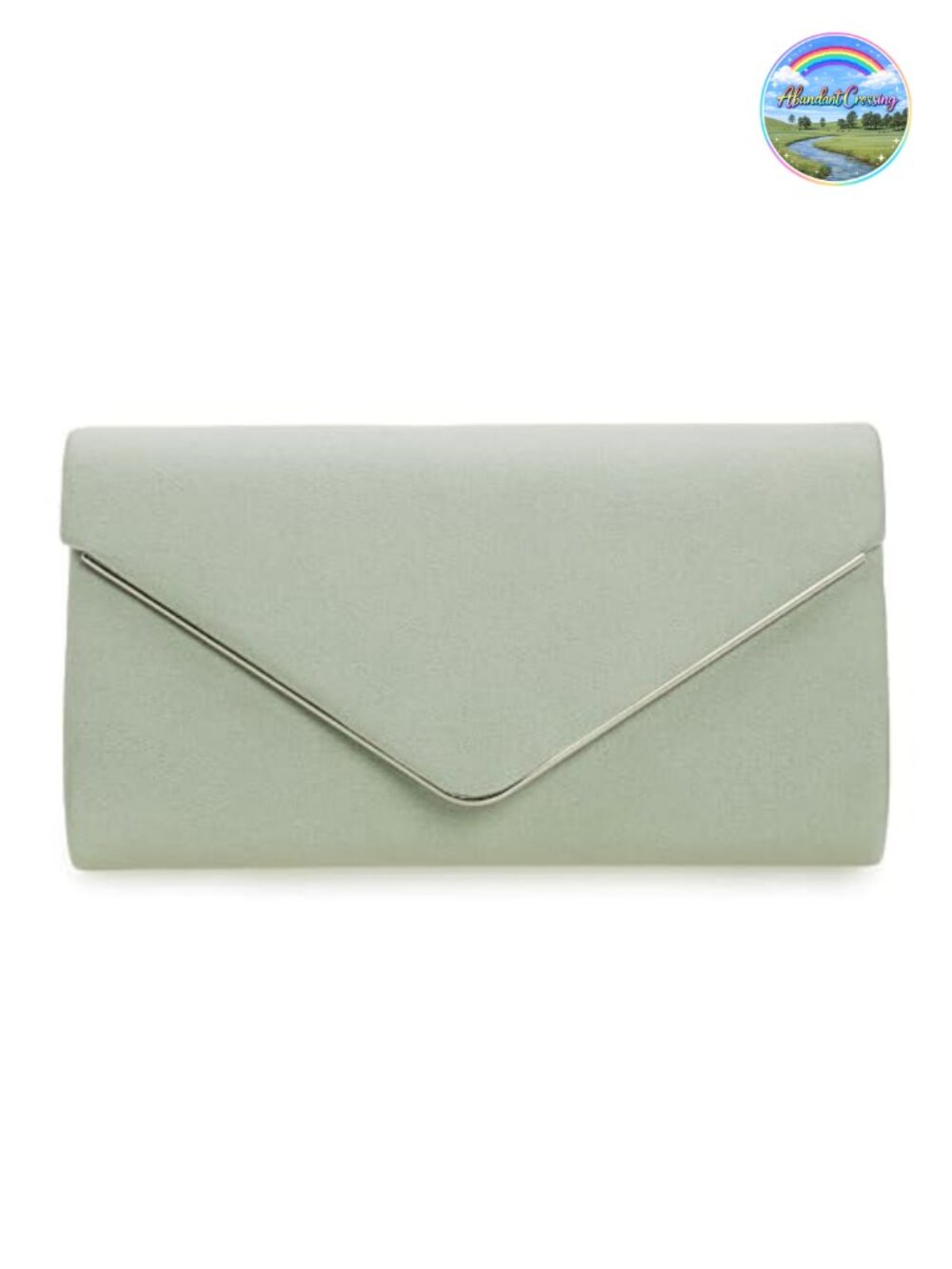 Faux Suede Evening Clutch Purse for Women – Formal Wedding Party Bag